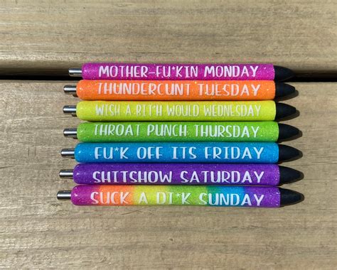 Curse Word Pens: The Appropriate Context for Unapologetic Language
